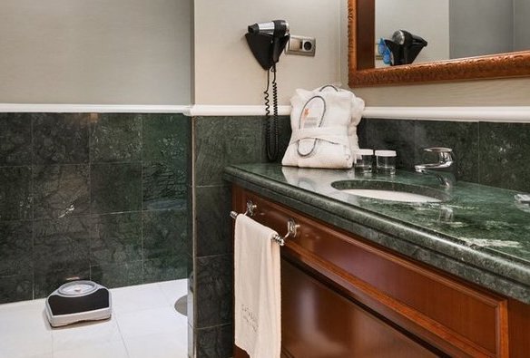 Image for Bathroom at hotel in Madrid on your Spain culinary tour