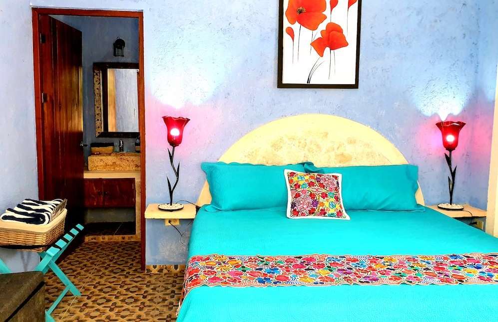 Image for Bedroom at the chef's casita in Valladolid.