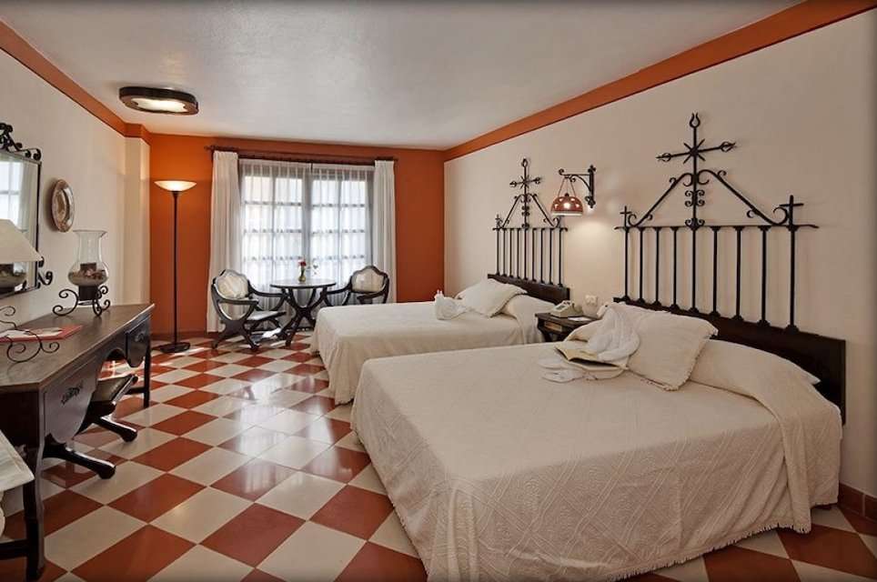 Image for Standard double room at the Hotel del Balam in Merida, Mexico.
