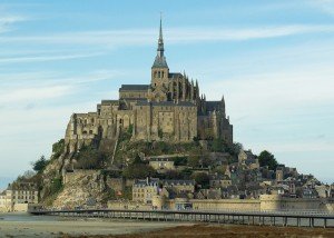 Visiting Mont Saint Michel during a cooking vacation in France