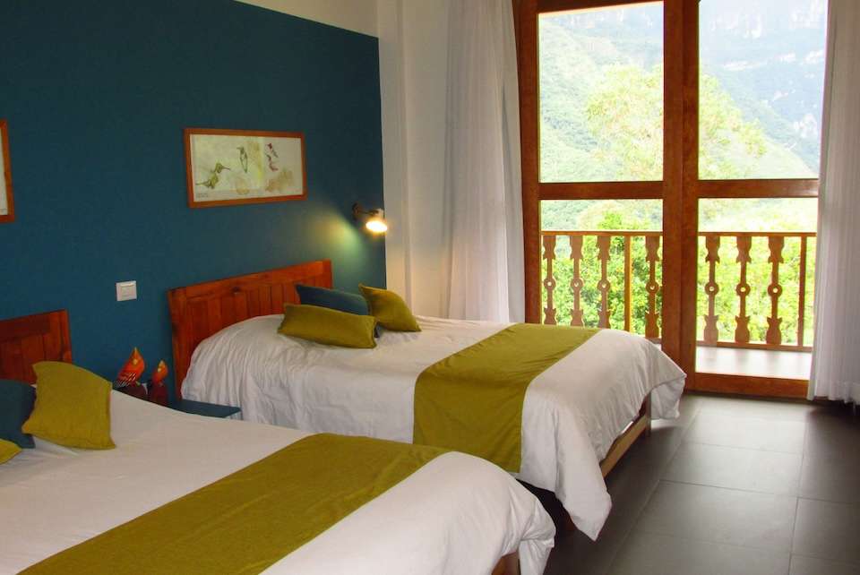 Image for Double room with view at the Gocta Lab lodge in Peru.