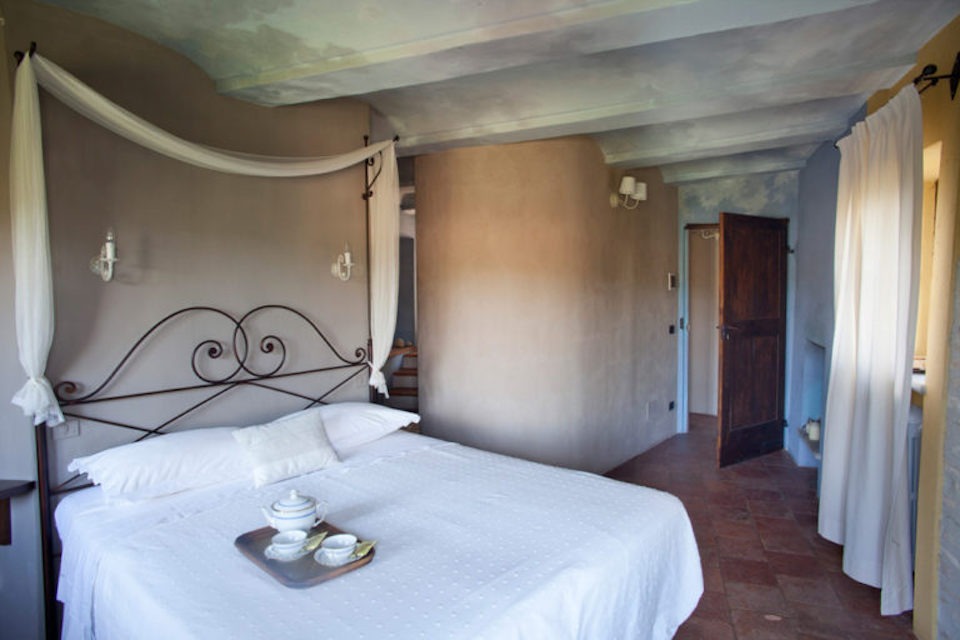 Image for Bedroom at the Agriturismo Dindina in Piedmont.