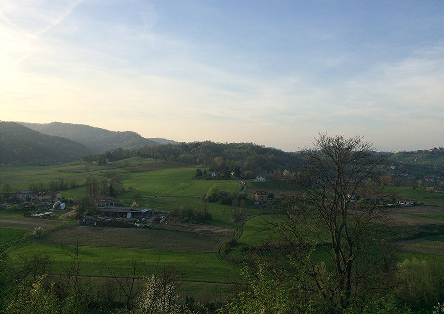 Image for View of the landscape during your culinary vacation in Piedmont