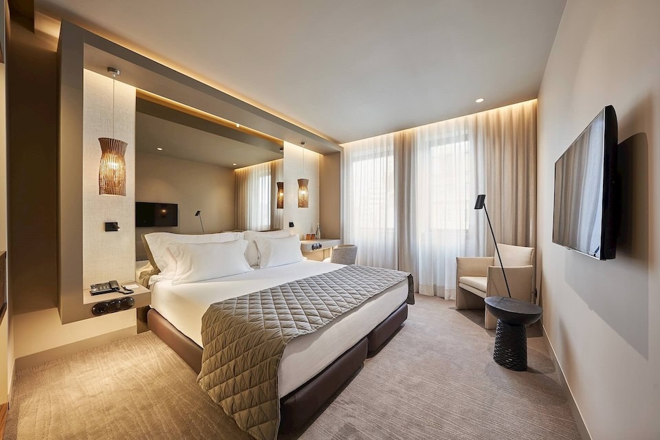 Image for A newly renovated bedroom at the PortoBay Teatro Hotel.
