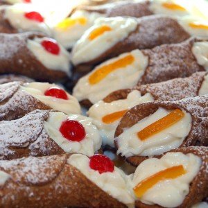 Sicilian cannoli as enjoyed on a cooking vacation in Sicily