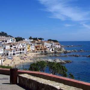A seaside village on the Costa Brava in Spain.