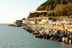 View of the port of Donostia-San Sebastian.