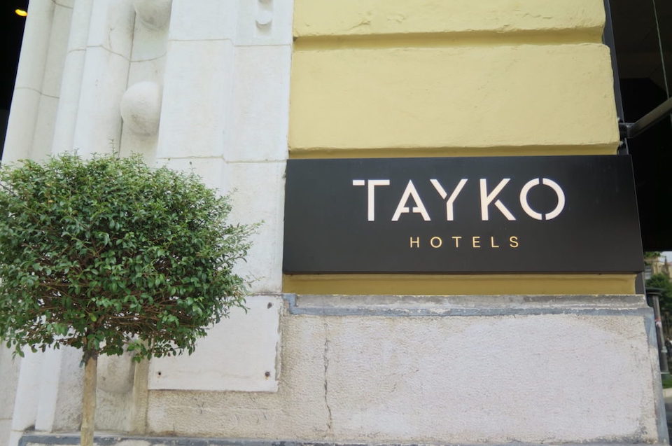 Image for Entrance at the Tayko Hotel in Bilbao.