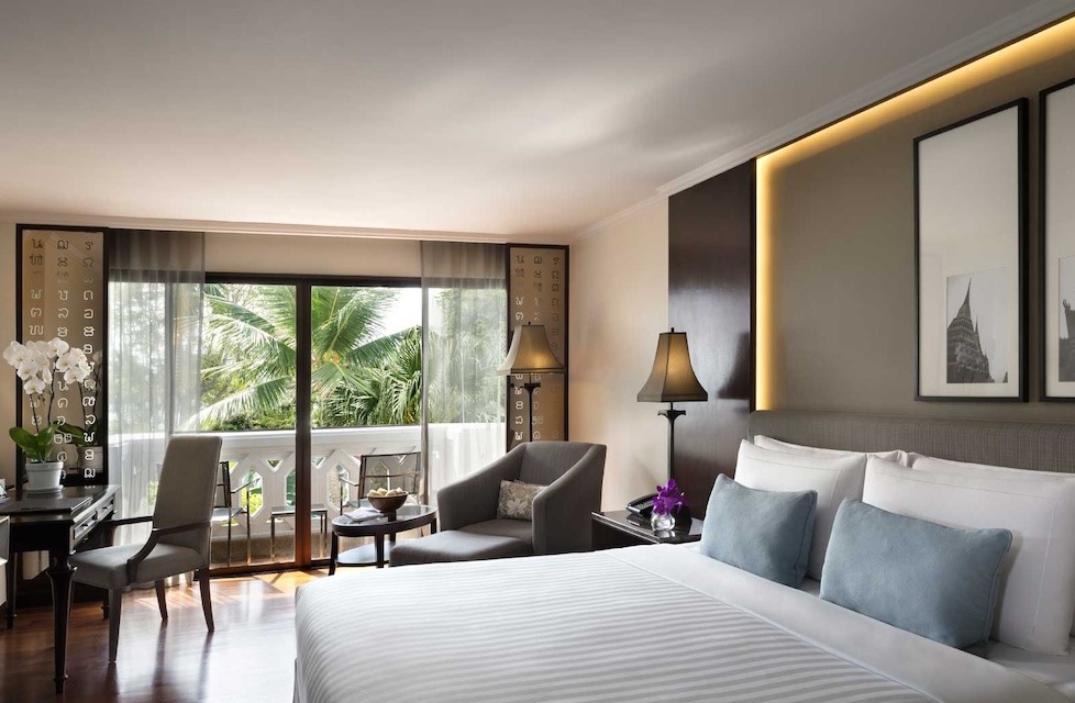 Image for Deluxe bedroom at the Anantara Riverside resort in Bangkok.
