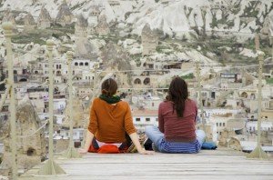 Enjoying the view on your cooking vacation in Turkey