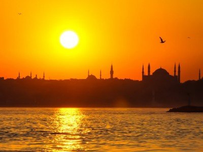 View of Istanbul from the sea