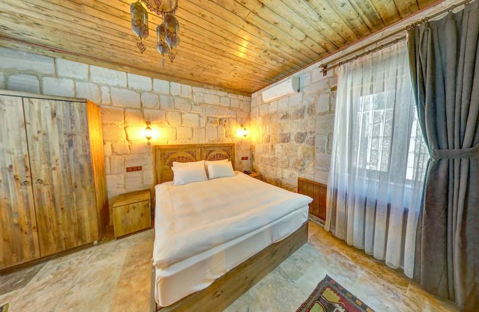 Image for Bedroom at the 4* MDC Cave Hotel in Cappadocia.