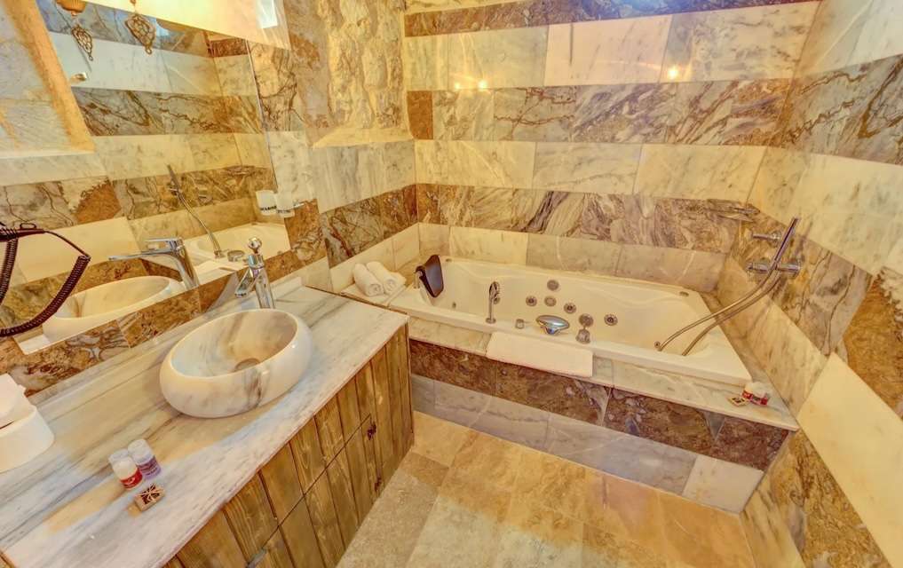 Image for Bath at the 4* MDC Cave Hotel in Cappadocia.