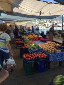 Vegetables at the market in Turkey