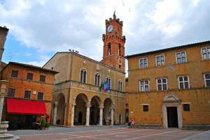 Visiting Pienza during your Tuscan villa culinary vacation.