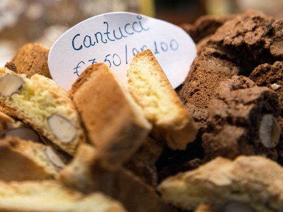Tuscan Cantucci enjoyed during a cooking vacation
