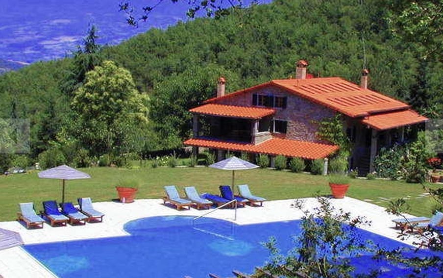 Image for Arial view of the villa ground in Tuscany