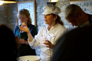 Listening to the chef in Tuscany