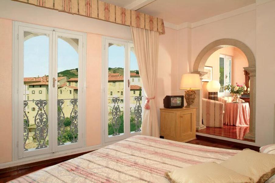 Image for Views from the bedroom of the hotel in Spoleto, home for your Italy culinary vacation