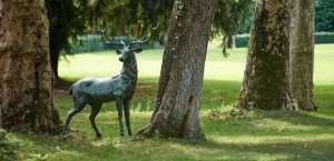 Elegant garden at the 5* luxury villa Cordevigo in the Veneto.