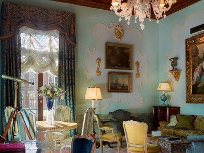 Salon of the Gritti Palace in Venice