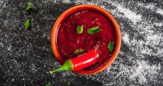 Red pepper sauce on your Mexico cooking tour