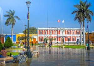 Plaza de Armas in Peru