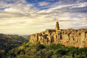 A medieval village in Tuscany that you explore on our culinary tour