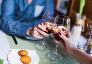 Toasting with sangria on a culinary tour
