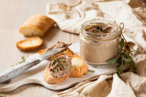 Crostini ai fegatini on a Tuscany cooking vacation