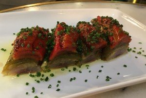 Delicious eggplant dish on a culinary tour of Spain