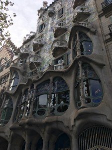 The Casa Batllò, seen during a culinary tour of Barcelona