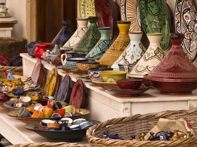 Moroccan tagines on a culinary tour of Morocco