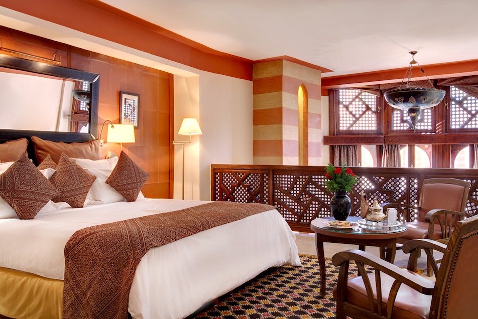 Image for Bedroom at the Maison Arabe in Marrakech during your Luxury Morocco Culinary Tour