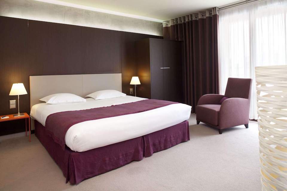Image for Bedroom at the La Paix hotel in Reims, home for your wine tour of champagne country
