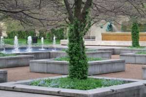 The South Garden of the Art Institute of Chicago.