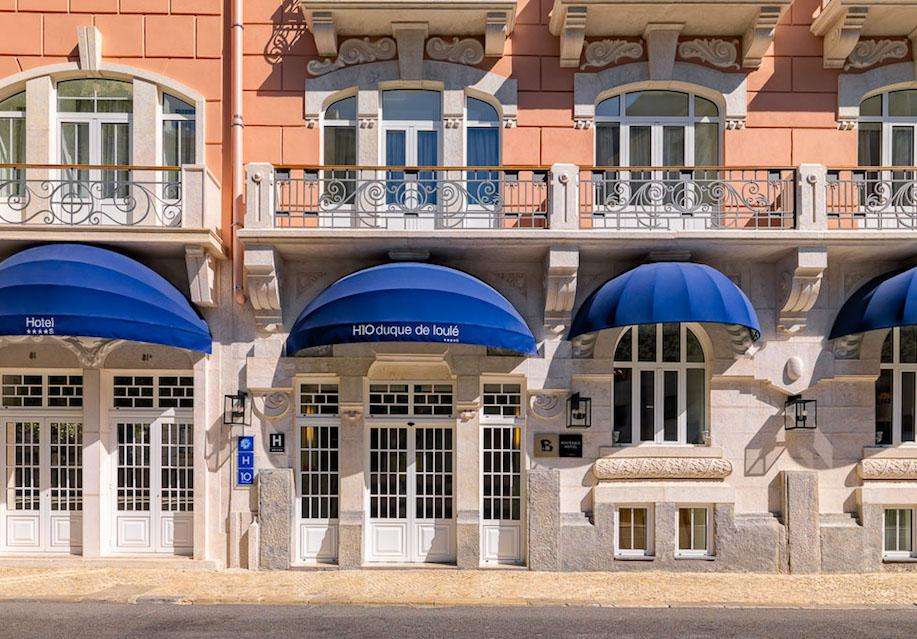 Image for Facade at the hotel in Lisbon during your culinary tour of Portugal