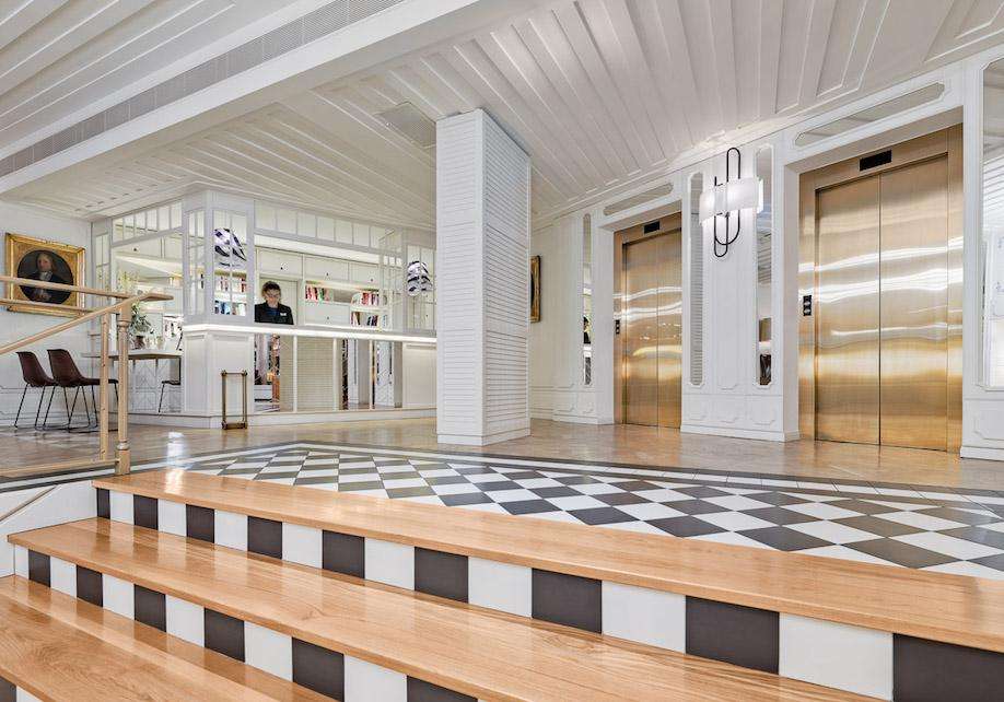 Image for Lobby at the hotel in Lisbon during your culinary tour of Portugal