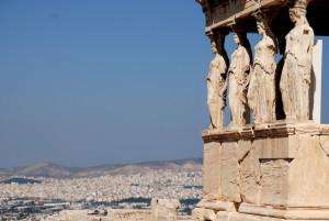 Athens as visited on a culinary tour of Greece.