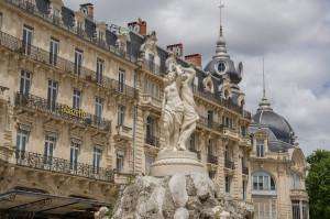 The French city of Monpellier visited on a French culinary tour.
