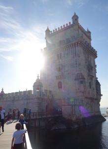 The tower of Belem on a Lisbon food tour with The International Kitchen.