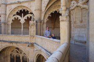 Visiting Jerome's Monastery during a Lisbon food tour.