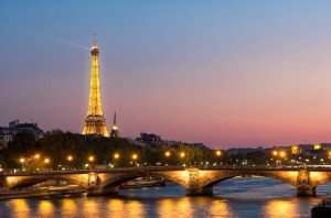 A view of the Eiffel Tower during our Paris wine tours.