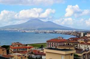 Mount Vesuvius as seen on an Amalfi Coast food tour with TIK.