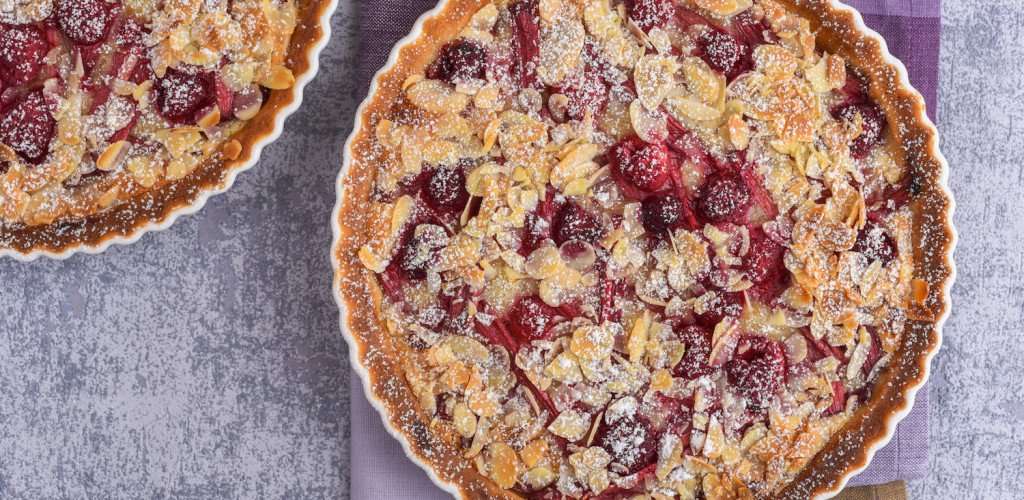 image for Christmas Recipes from France: Red Berry and Frangipane Tart