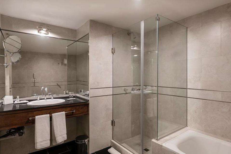 Image for Bathroom at the Diplomatic Hotel, home for your Mendoza wine tour.