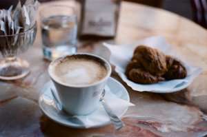 A cappuccino is best at breakfast when you are in Italy.