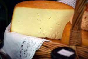 Cheese on a cooking vacation in Croatia.