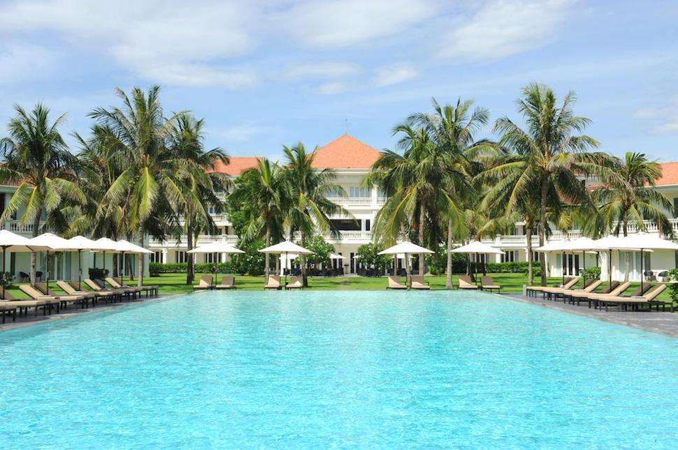 Image for Swimming pool at the Boutique Hoi An Resort, home for your Vietnam culinary tour.