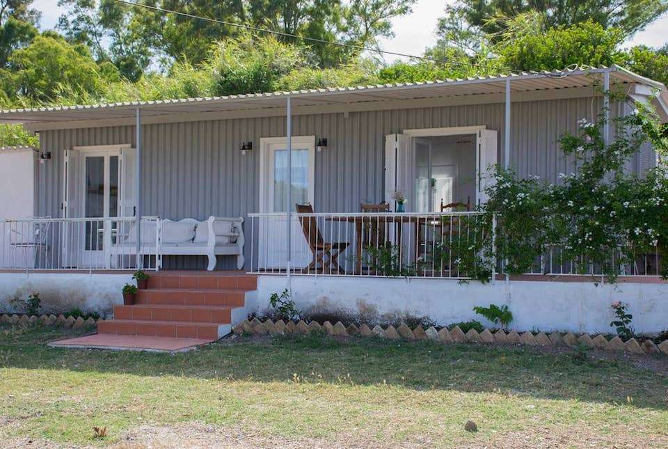 Image for Entrance at the cottage for your Greece cooking vacation.